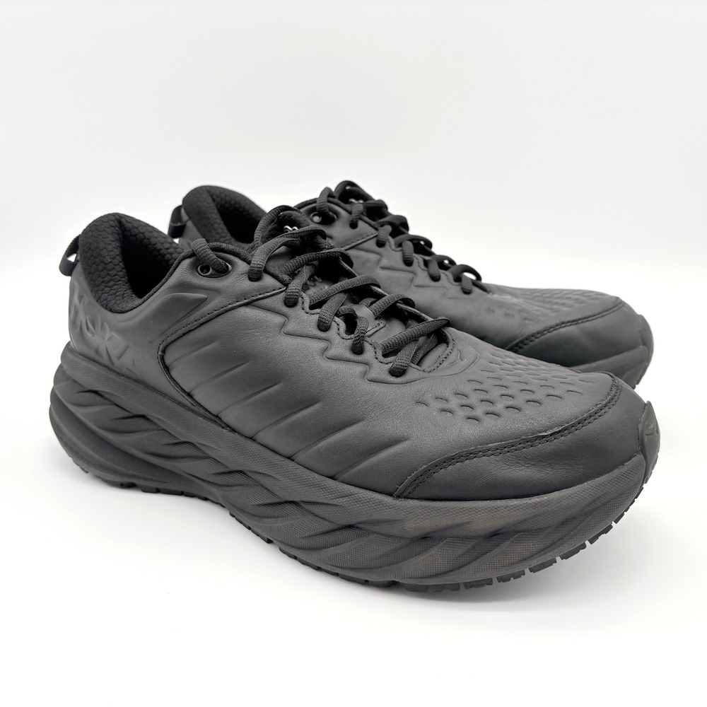 Hoka One One Bondi SR Slip-Water Resistant Work Sneakers Mens 11.5 2E Wide Width